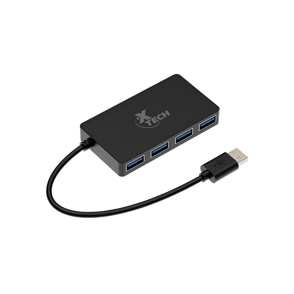 HUB XTECH XTC-391 4 PUERTOS USB-A 3.0 5 GBPS