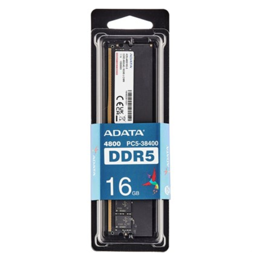 MEMORIA PARA PC ADATA 16GB 4800MHZ DDR5 CL40 1.1V