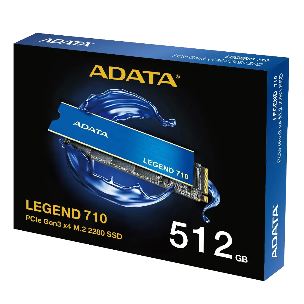 [ALEG-710-512GCS] DISCO DE ESTADO SOLIDO ADATA 512GB LEGEND 710 512GB PCI-E 3.0 NVME M.2 2400/1000 MB/S