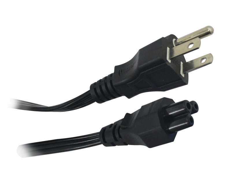 CABLE DE PODER EVL TREBOL 1.5M NEGRO