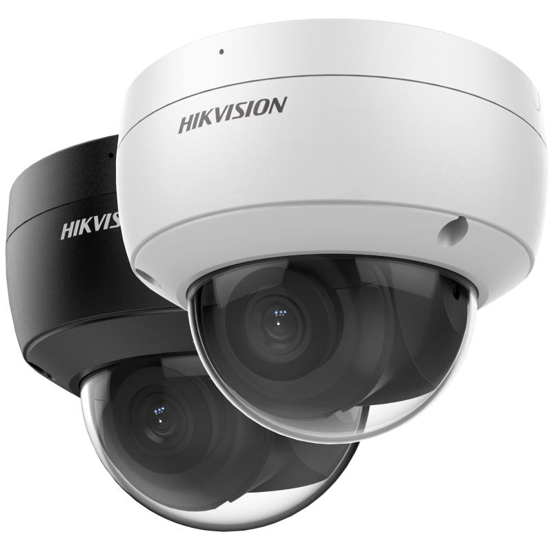 CAMARA DE SEGURIDAD IP HIKVISION DS-2CD2143G2-IU DOMO ACUSENSE CON MICROFONO INCORPORADO 4MP/ H.265+/ EXTERIOR IP67) VANDALISMO (IK10) 
