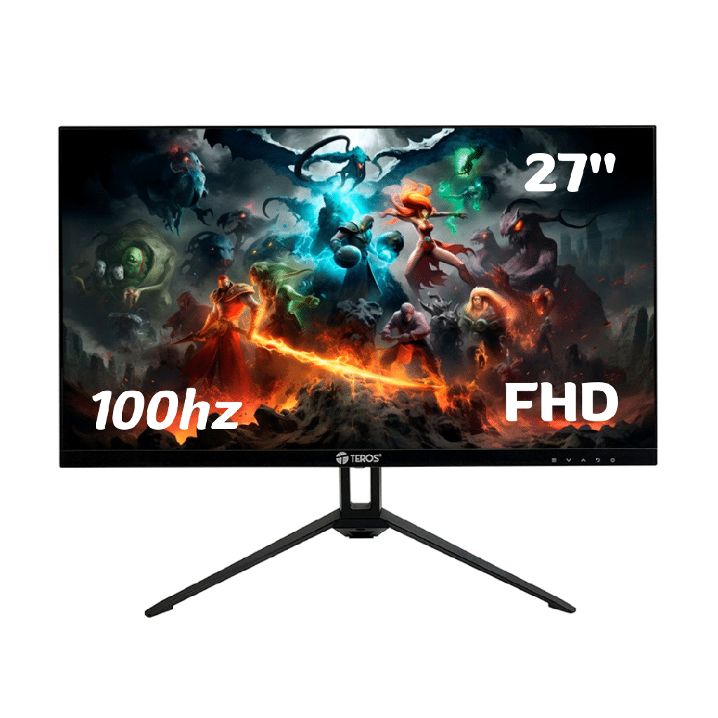 MONITOR TEROS TE-2712S 27" /1920X1080 / 100HZ / 1MS / IPS / PLANO