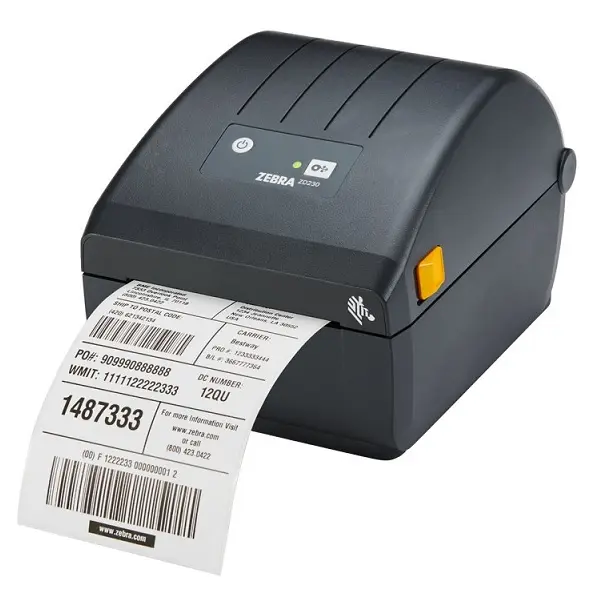 IMPRESORA DE ETIQUETAS ZEBRA ZD230 TT ESCRITORIO 74/300M 203 DPI USB Y RED