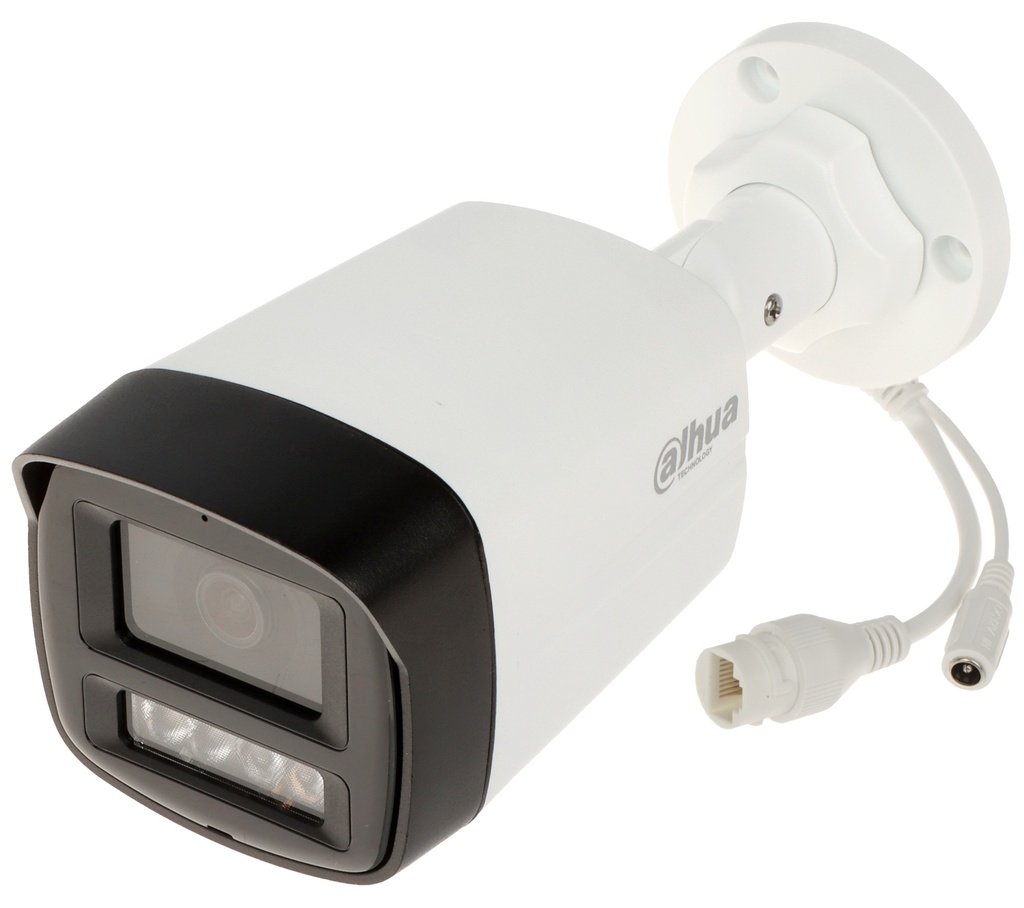 CAMARA DE SEGURIDAD DAHUA IP BULLET DH-IPC-HFW1439TL1P-A-IL-0280B 4MP / 30M IR / BULIT IN MIC / SMART DUAL LIGHT