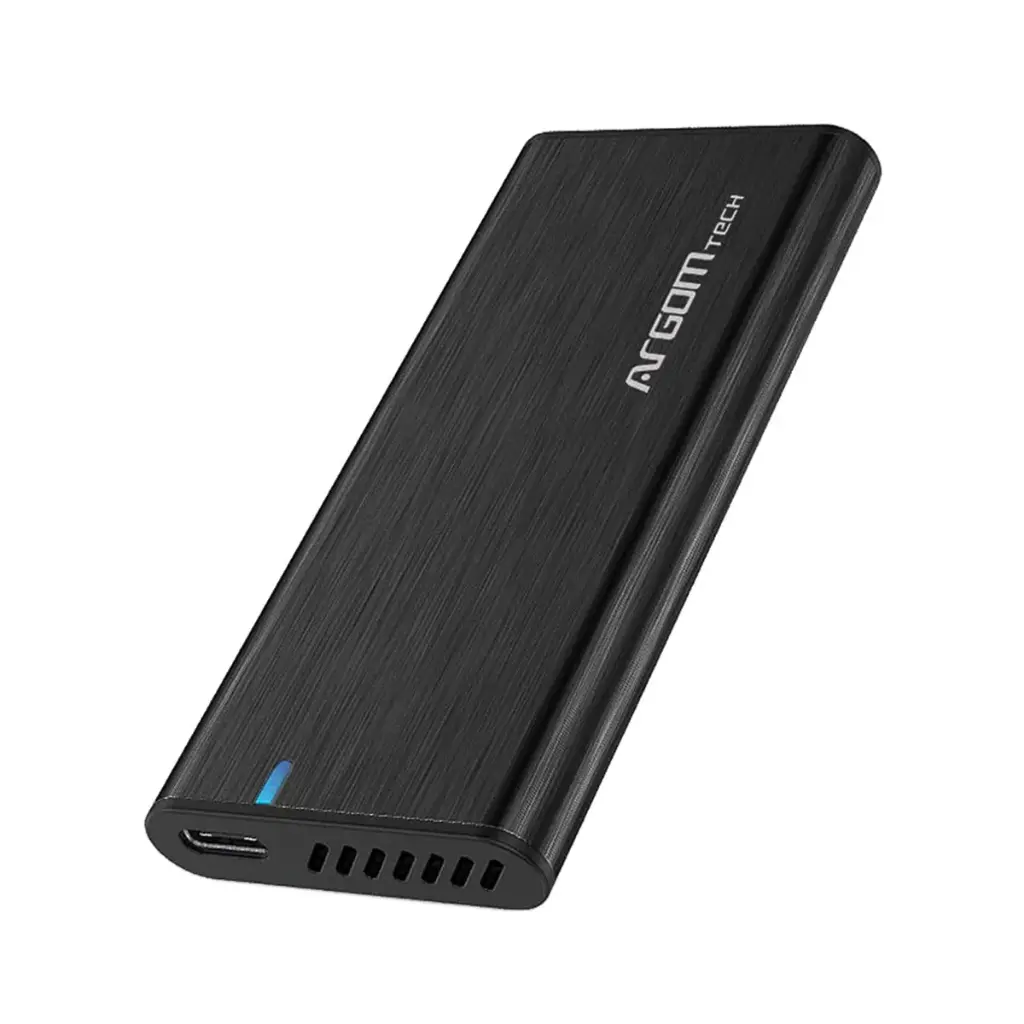 ENCLOSURE ARGOM AC-1038 PARA SSD M.2/NVME/NGFF/PCI-E  HASTA 10GBPS USB-TYPE C 3.0