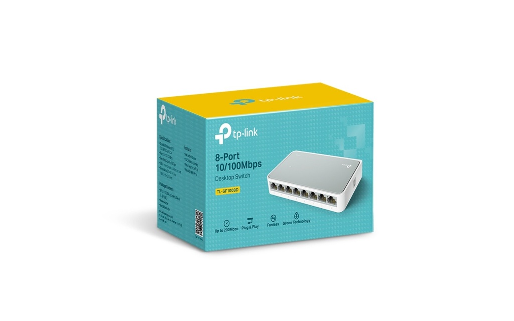 SWITCH TP-LINK TL-SF1008D 8 PUERTOS 10/100 SOBREMESA PLASTICO