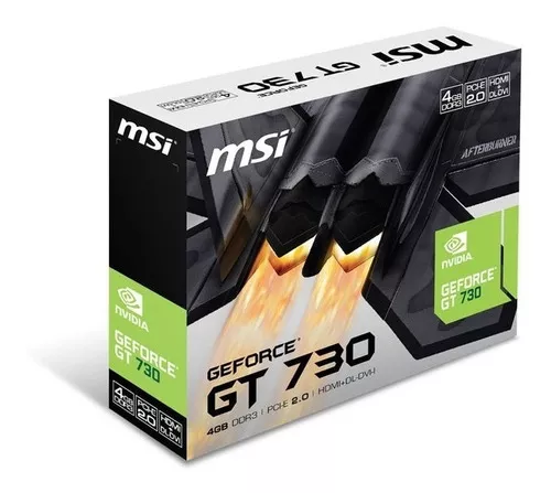 TARJETA DE VIDEO MSI 4GB GT730K/4G DDR3 N730K-4GD3/OCV1