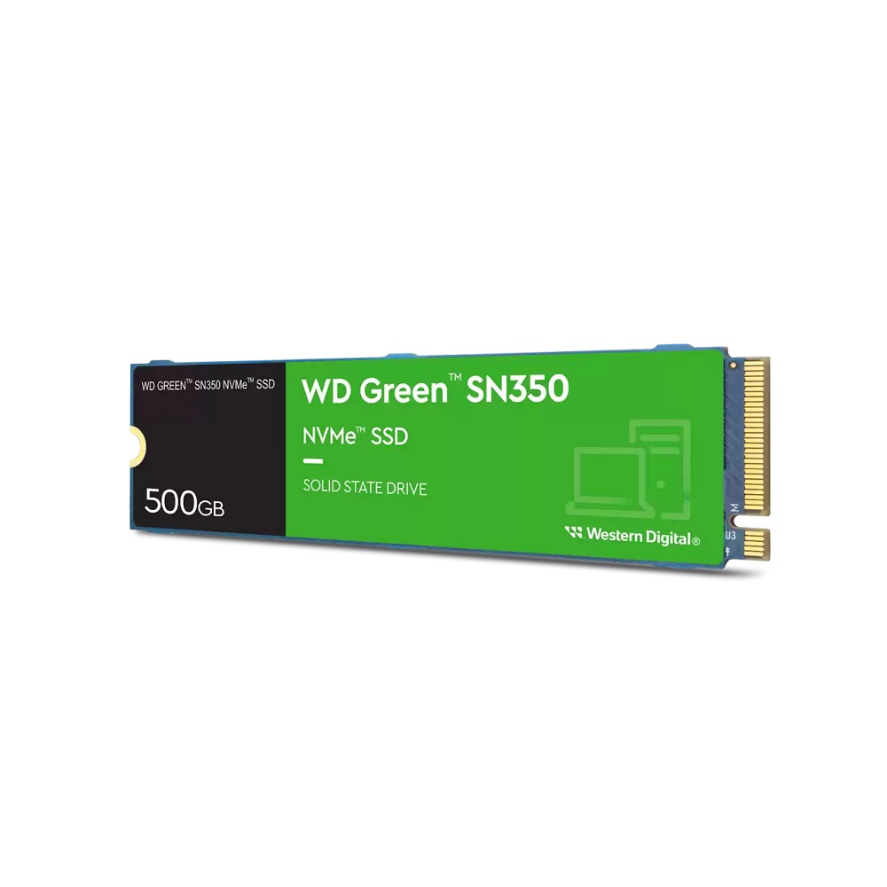 DISCO DE ESTADO SOLIDO WESTERN DIGITAL GREEN SN350 500GB M.2 