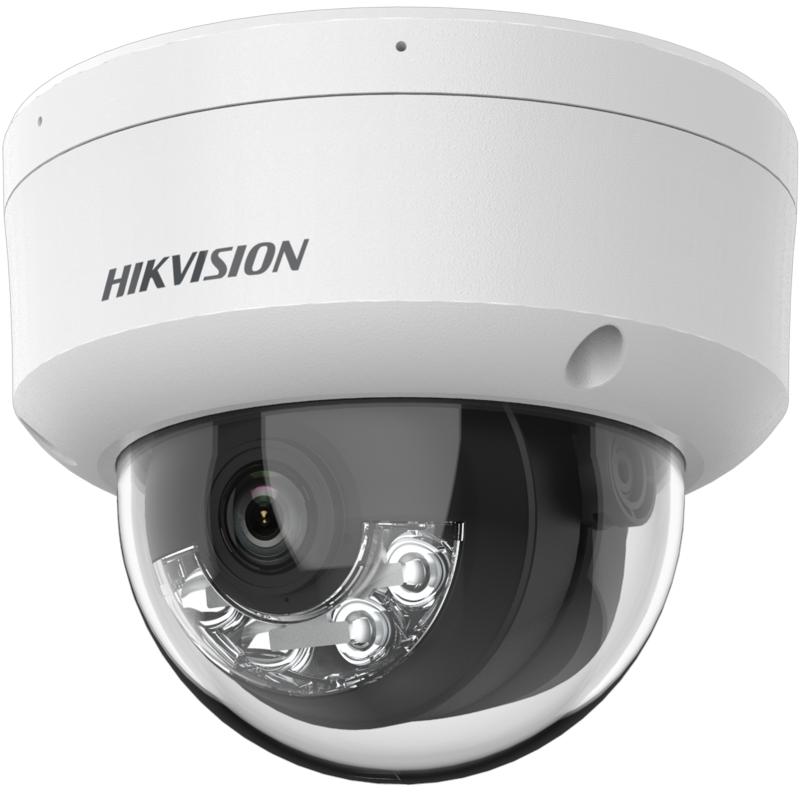 CAMARA DE SEGURIDAD IP HIKVISION DS-2CD1123G2-LIU 2MP TIPO DOMO 2.8MM CON MICROFONO 