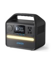 ESTACION DE ENERGIA PORTATIL ANKER 521 A1720 CAPACIDAD 256WH/GENERADOR SOLAR 300W (PICO 600W)/ BATERIA LIFEPO4 110V
