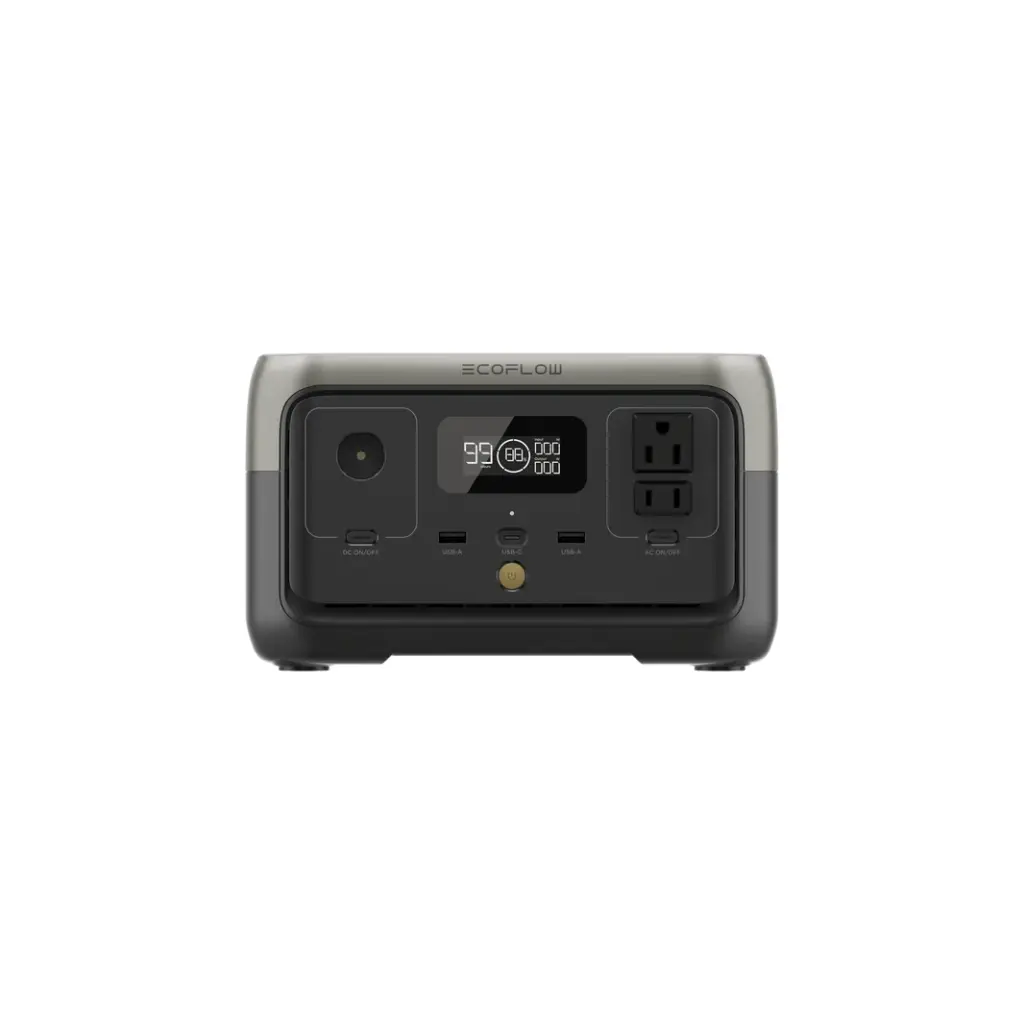 ESTACION DE ENERGIA PORTATIL ECOFLOW RIVER 3 CAPACIDAD 245WH 300W HASTA 600W /GENERADOR SOLAR DE CARGA RAPIDA/ BATERIA LIFEPO4 110V