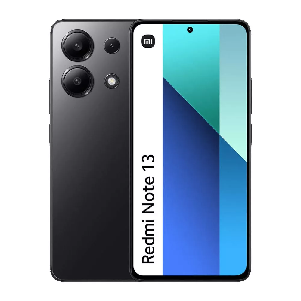 CELULAR XIAOMI REDMI NOTE 13 8GB RAM 256GB ALM PAN 6.6” CÁMARA 108MP TRASERA 16MP FRONTAL NEGRO