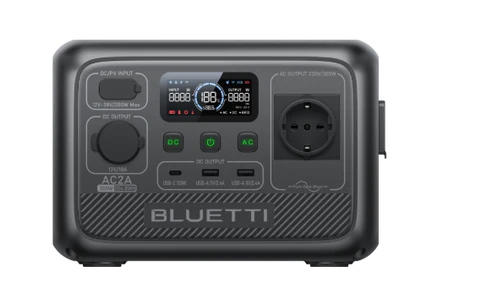 ESTACION DE ENERGIA PORTATIL BLUETTI AC2A CAPACIDAD 300W /204WH/ BATERIA LiFePO4