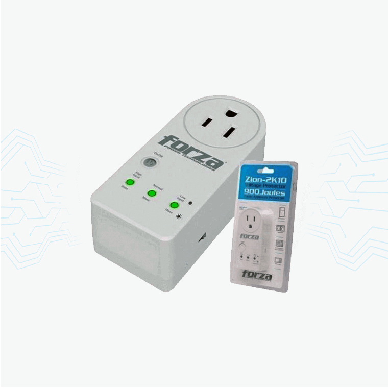 PROTECTOR DE VOLTAJE FORZA FVP-3302B ZION 220V/3300W 24000BTU 1800A  