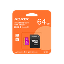 MICRO SDXC 64GB ADATA AUSDX64GUICL10-RA1 UHS-I CLASE 10