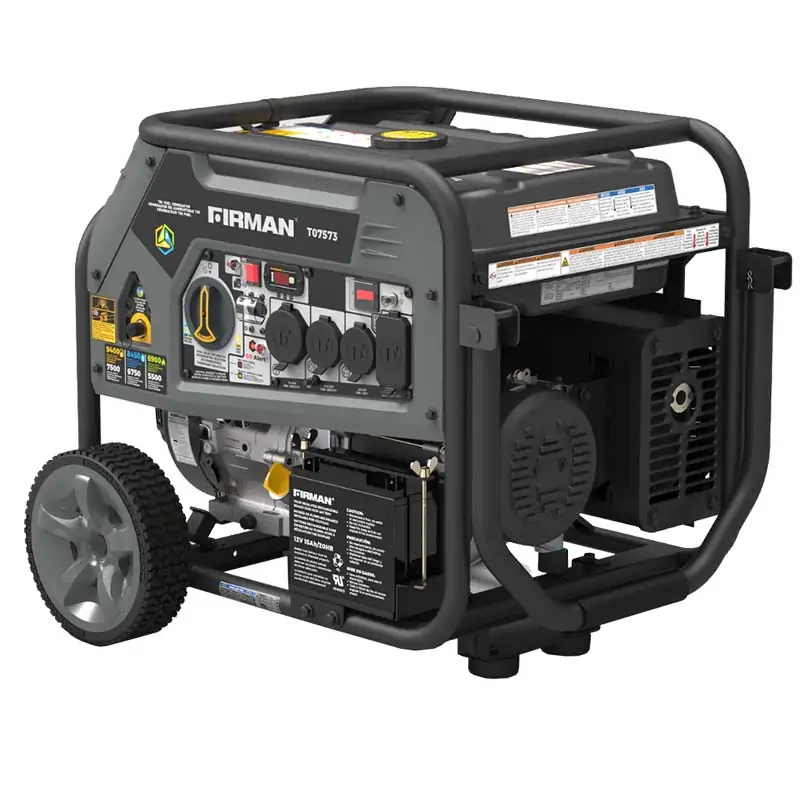 GENERADOR DE ENERGIA FIRMAN/ POTENCIA FUNCIONAMIENTO 7500W / POTENCIA DE ARRANQUE 9400W/DUAL GASOLINA Y GAS 