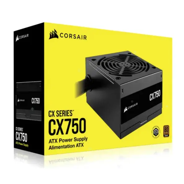 FUENTE DE PODER CORSAIR CX750 750W ATX 80 PLUS BRONZE VENTILADOR 120mmCX750