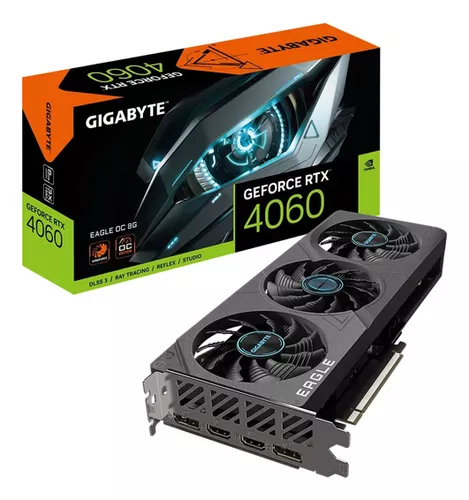 TARJETA DE VIDEO GIGABYTE RTX4060 WINDFORCE OC 8GB GDDR6 GV-N4060WF2OC-8GD