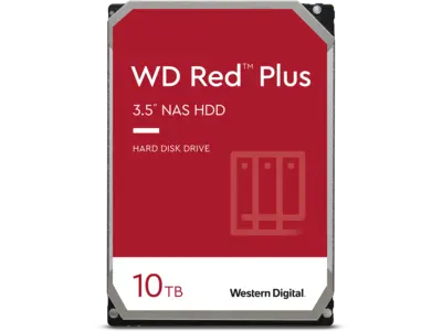 DISCO DURO WESTERN DIGITAL RED PLUS NAS 10TB 7200rpm Cache 64mb 3.5” 24-7
