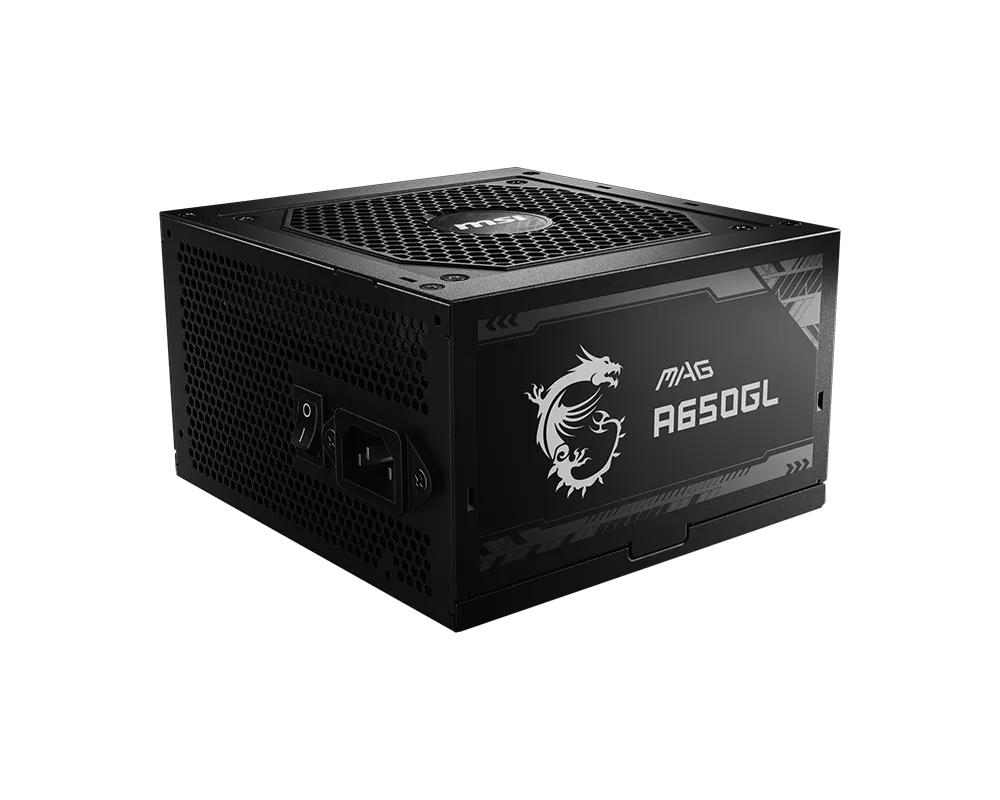 [A650GL] FUENTE DE PODER MSI MAG A650GL 650W 80+ GOLD FULLY MODULAR