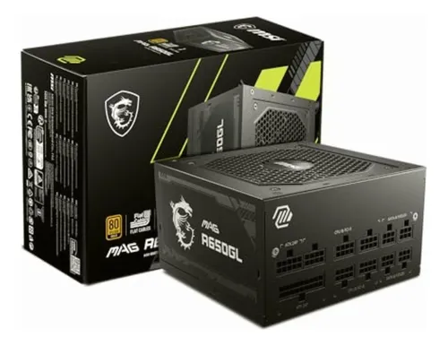 FUENTE DE PODER MSI MAG A650GL 650W 80+ GOLD FULLY MODULAR