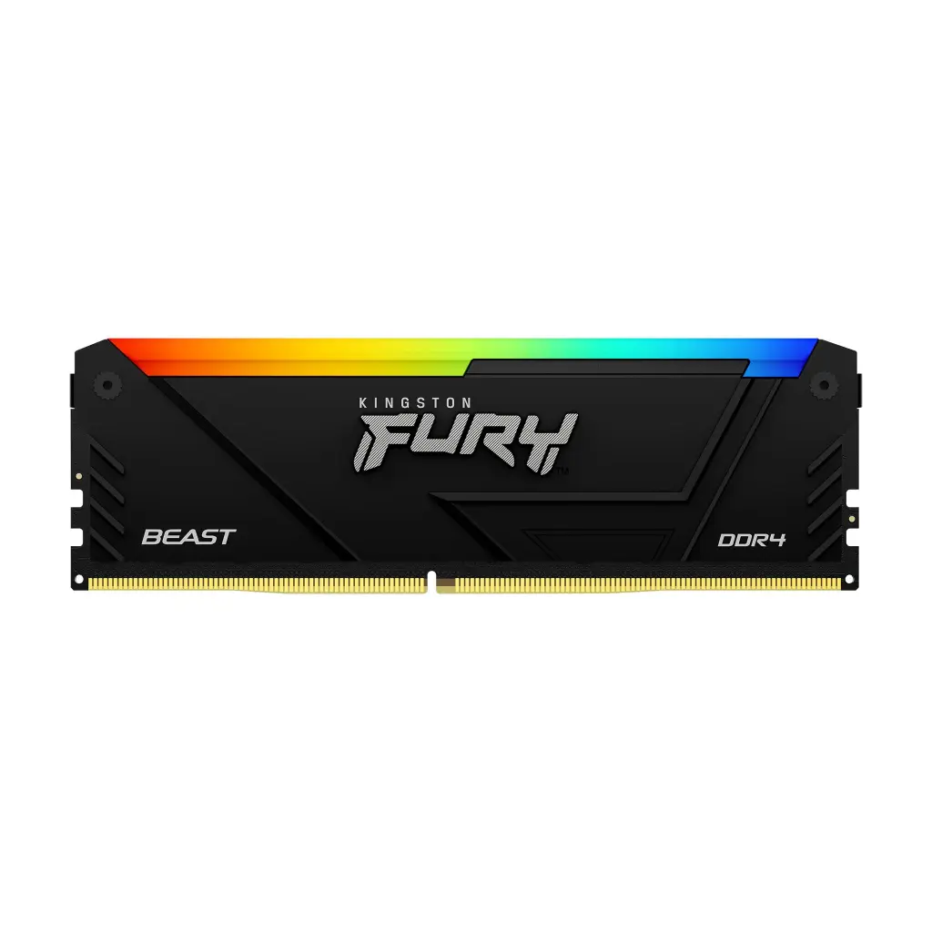 MEMORIA PARA PC KINGSTON 16GB FURY BEAST RGB KF432C16BB2A/16  DDR4 3200 CL16 1.35 V