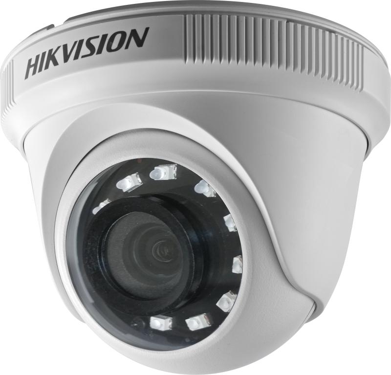 CAMARA DE SEGURIDAD HIKVISION DS-2CE56D0T-IRPF 2MP DOMO PARA INTERIOR IR