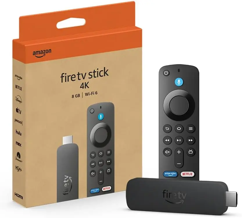 FIRE TV STICK 4K AMAZON (2DA GEN.) CON ALEXA VOICE REMOTE  8GB ALM. /2GB  RAM/ QC1.7GHZ/WIFI6 2024 