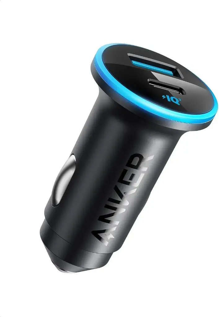 [323] CARGADOR PARA CARRO ANKER 323 CARGA RAPIDA USB-A 22,5W Y USB-C 30W TOTAL 52,5W