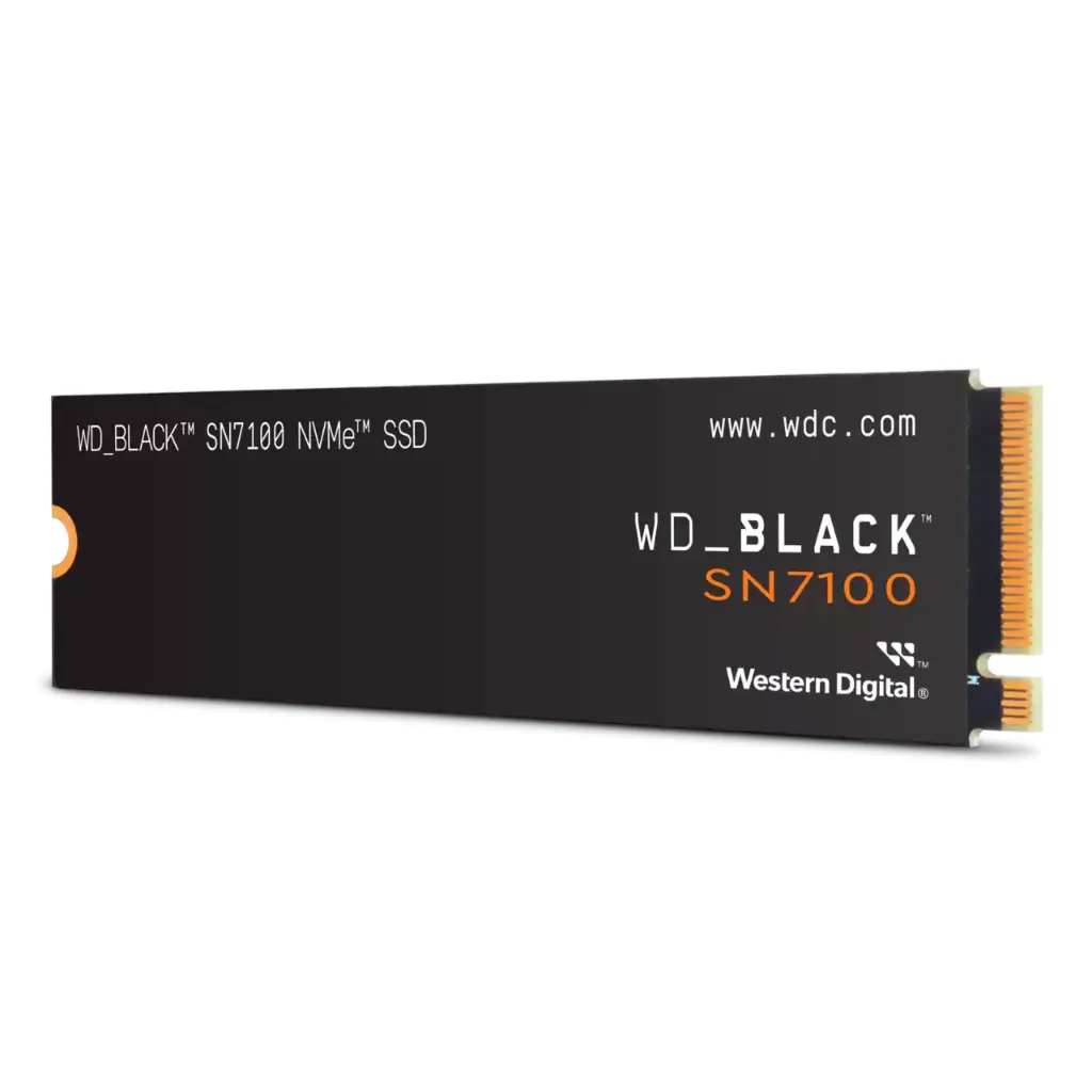 DISCO DE ESTADO SOLIDO 1TB WESTERN DIGITAL BLACK SN7100 NVMe PCIe Gen 4.0 WDS100T4X0E LECTURA 7,250MB/s -6,900MB/s ESCRITURA