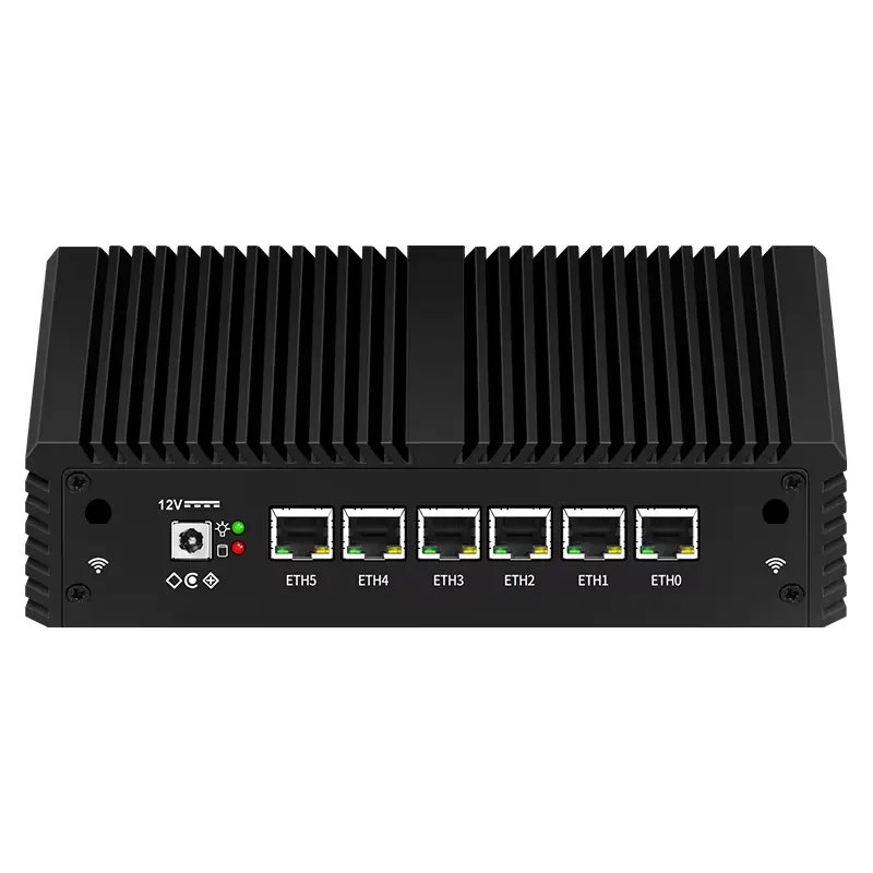 MINI PC FIREWALL Qotom-Q575G6, CORE I7- i7-7500U 2,7GHZ, 8GB DDR4 RAM 256GB SSD, 6 * 1G PUERTO LAN, 2* USB3.0, 2* USB2.0 , PUERTA DE ENLACE DE RED DE SERVIDOR DOMÉSTICO (REFURBISHED)