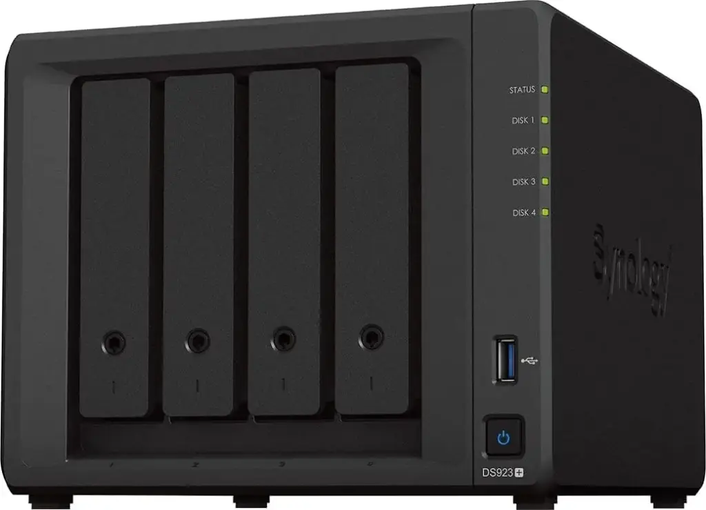 NAS SYNOLOGY DISKSTATION DS923+ DE 4 BAHÍAS (SIN DISCO)