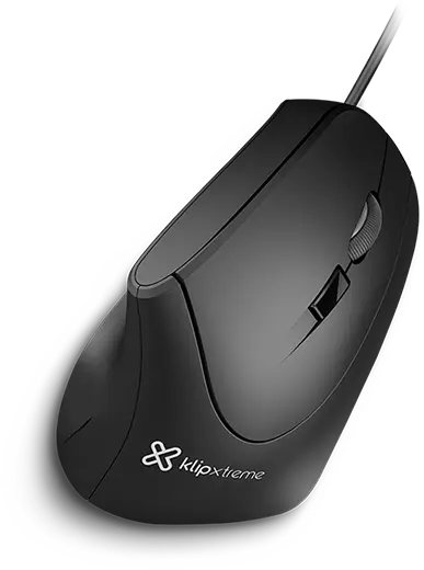 MOUSE KLIP XTREME KMO-506 KROWN ERGONOMICO/ ALAMBRICO NEGRO 
