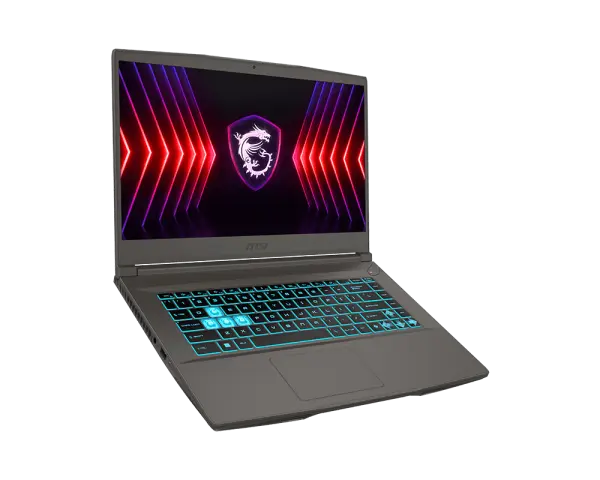 PORTATIL THIN A15 B7V RYZEN 5 7535HS  DDR5 8GB*2*/NVME 512GB/ TARJETA DE VIDEO RTX4050 GDDR6 6GB/ W11HOME PLUS /COLOR BLACK