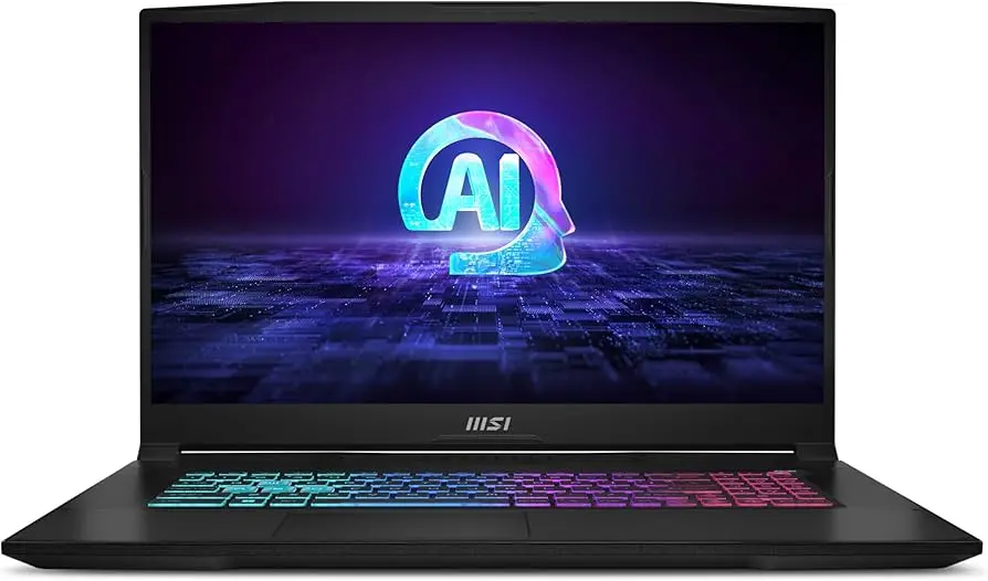 PORTATIL KATANA A17 AI B8VFE RYZEN 7 8845HS  FHD 17.3" 144HZ IPS DDR5 8GB*2*/NVME 512GB/ TARJETA DE VIDEO RTX4050 GDDR6 6GB/ FREEDOS/COLOR BLACK