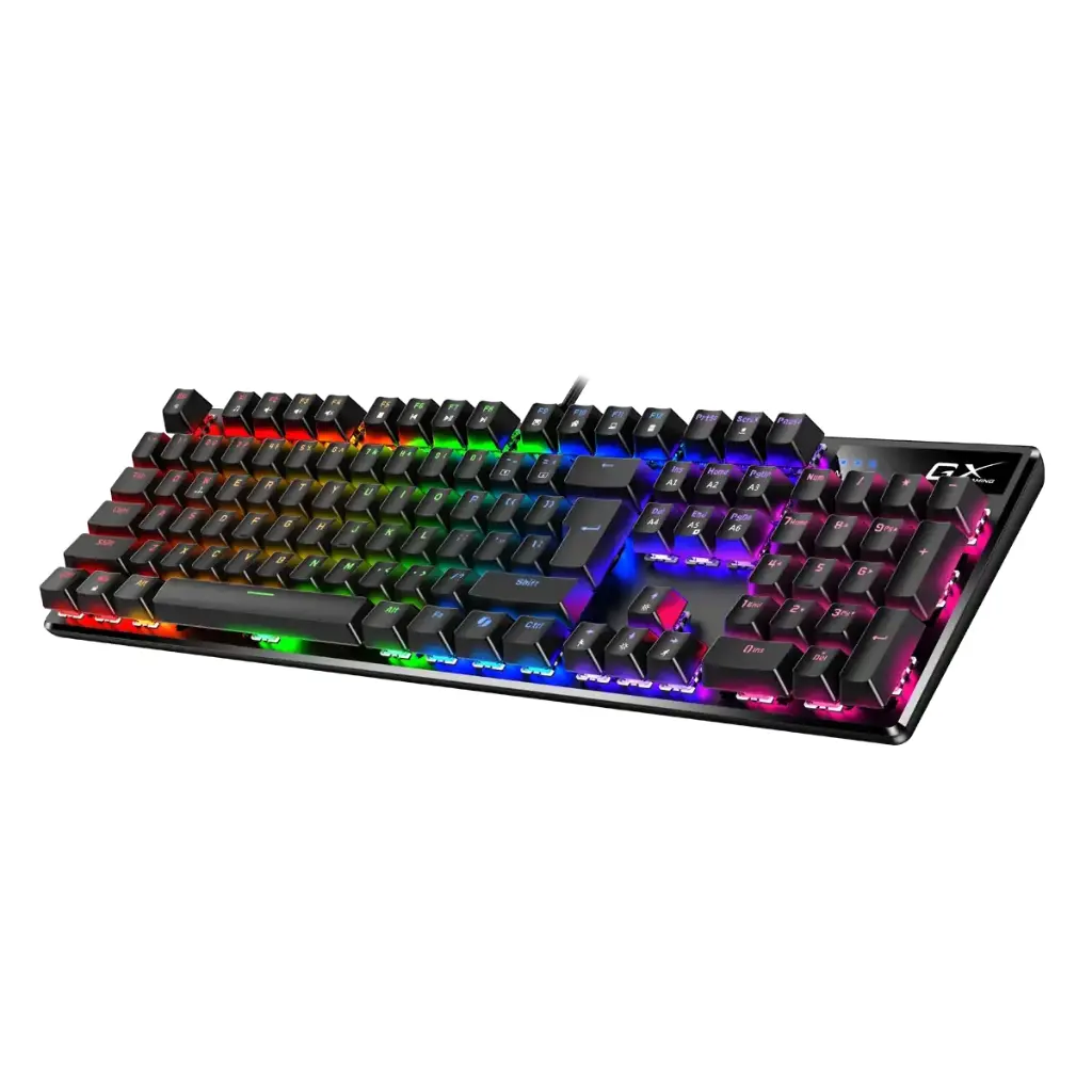 TECLADO GENIUS GAMING SCORPION K12 MECANICO /NEGRO /RGB /TECLA COPILOT /FULL