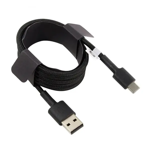 CABLE XIAOMI USB-C A USB-A TRENZADO NEGRO 1M  