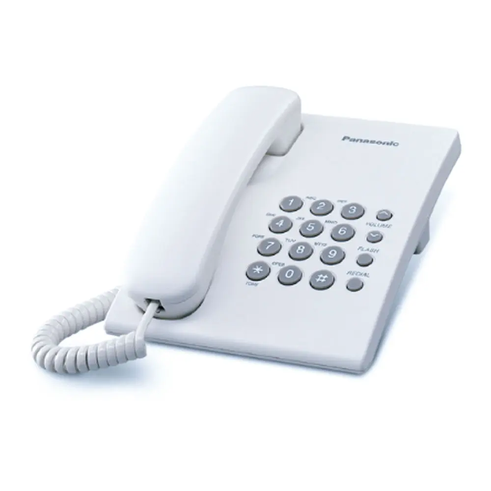 TELEFONO ALAMBRICO PANASONIC KX-TS500LX1W BLANCO