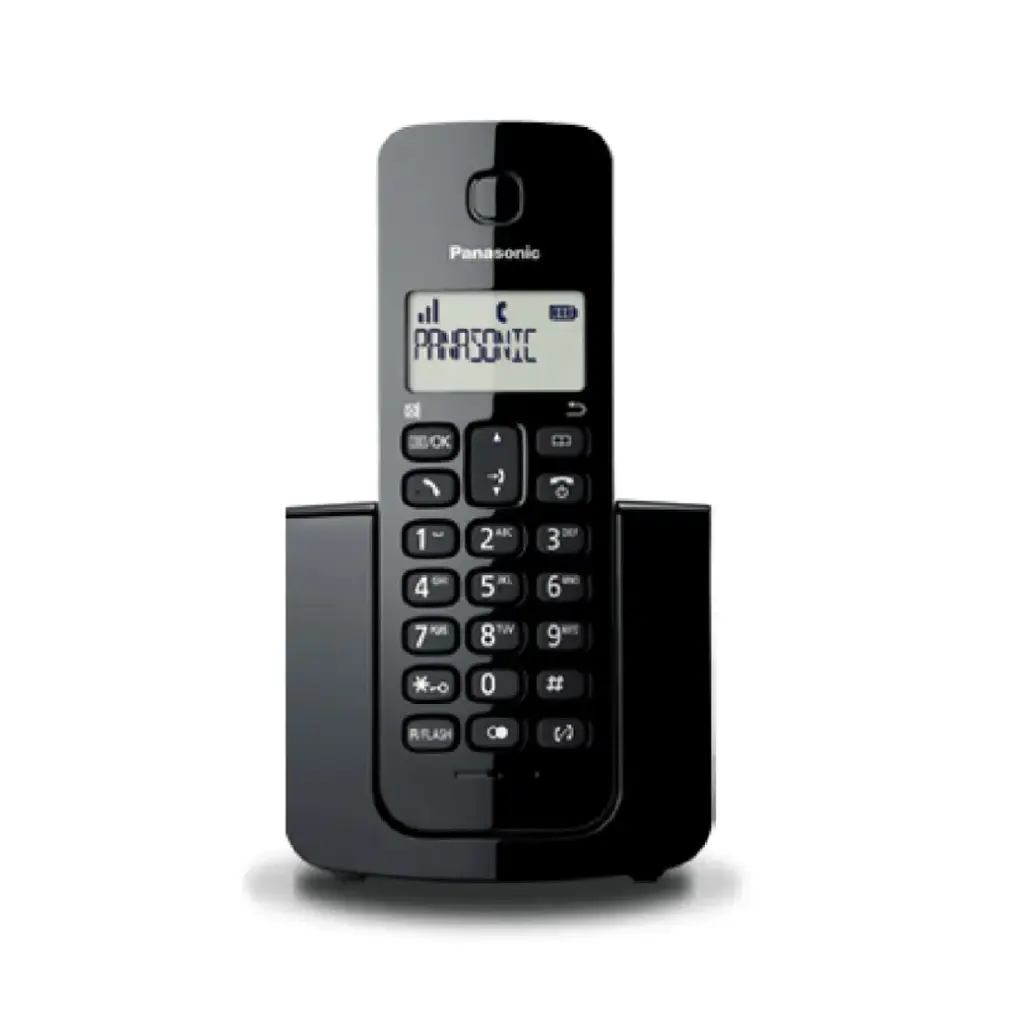 TELEFONO PANASONIC KX-TGB110LAB INALAMBRICO ECO INTELIGENTE ID LLAMADAS  NEGRO