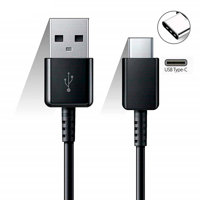 CABLE SAMSUNG TIPO C A USB ORIGINAL 1M NEGRO