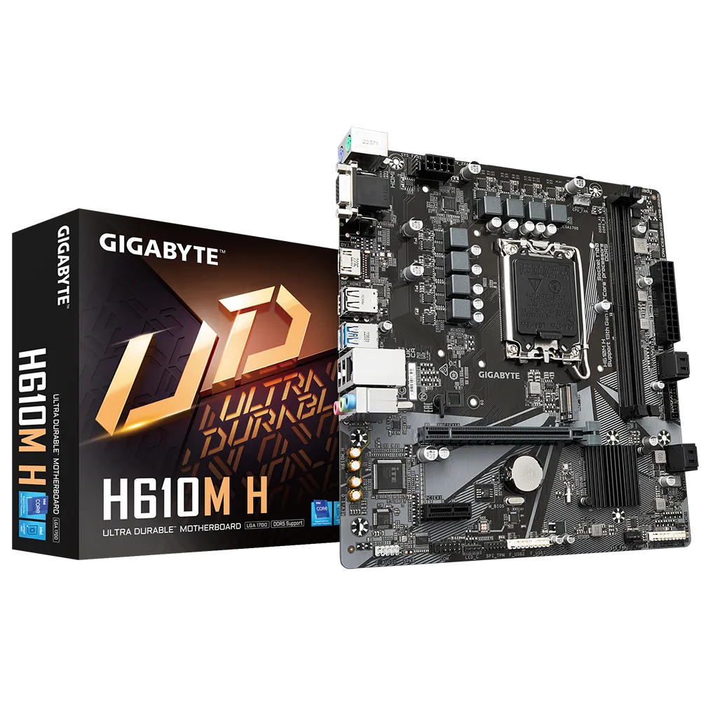 MAINBOARD GIGABYTE H610M K LGA 1700 12AVA.-13AVA. 14AVA GEN.  DDR4