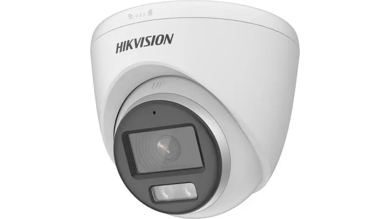 CAMARA DE SEGURIDAD HIKVISION DS-2CE72DF0T-FS 1080P DOMO COLORVU IR 30-40m 