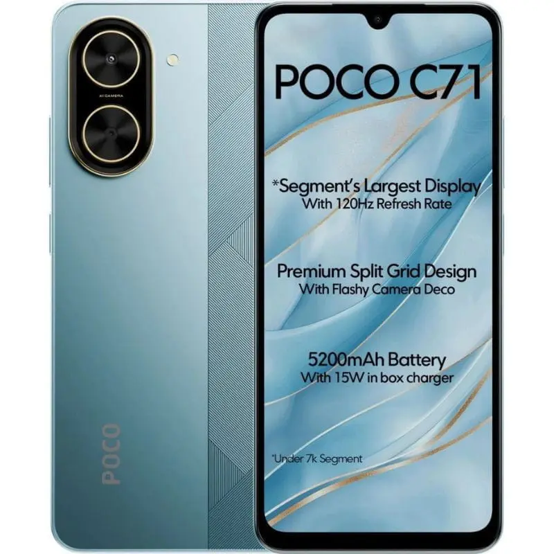 CELULAR XIAOMI POCO C71 6,88" 4GB 128GB AZUL