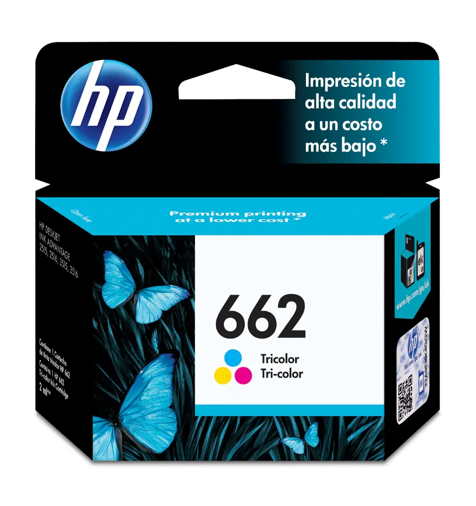 CARTUCHO HP 662 COLOR 120 PAG CZ104AL