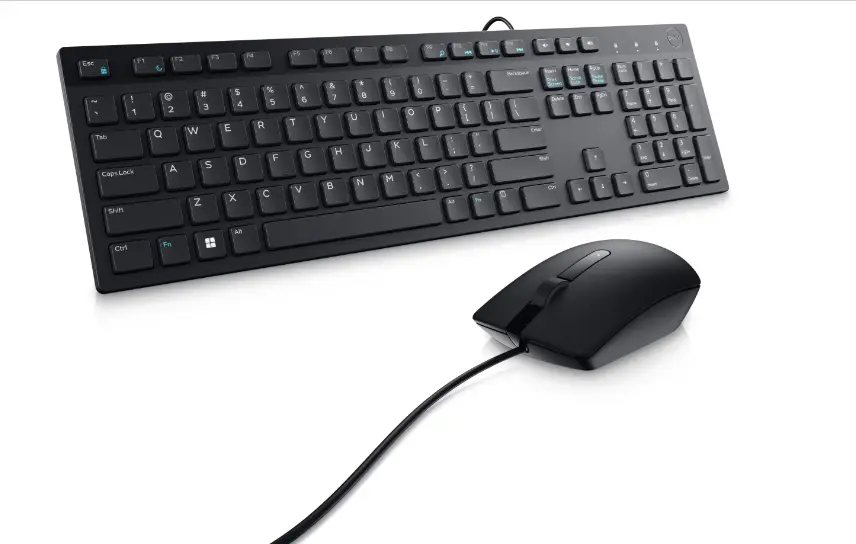 [KB216T1/MS116T1] TECLADO + MOUSE DELL KM300C-LTN WIRED USB-A BLACK #01KMDJ