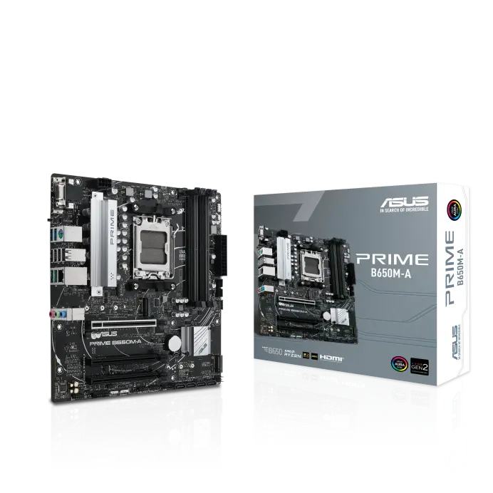 MAINBOARD ASUS PRIME B650M-A II AM5 SERIE 7000 USB 3.2 GEN2 AURA DDR5