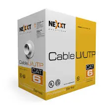 ROLLO DE CABLE UTP NEXXT AB356NXT36 CAT. 6 305 METROS 24 AWG U/UTP 4 PARES REVESTIMIENTO CMR 3