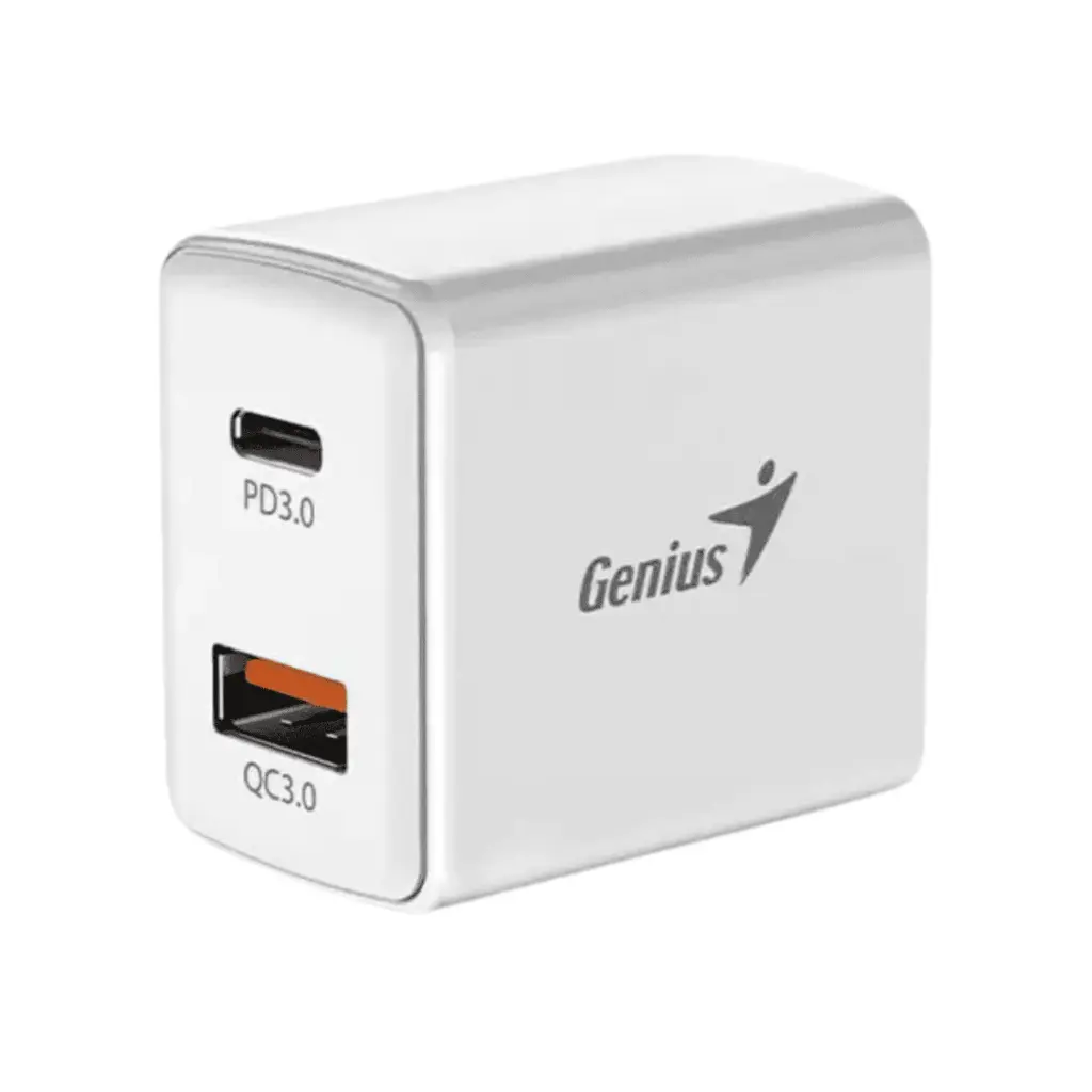 CARGADOR GENIUS PD-20AC 20W DUAL USB 3.0 Y USB -C