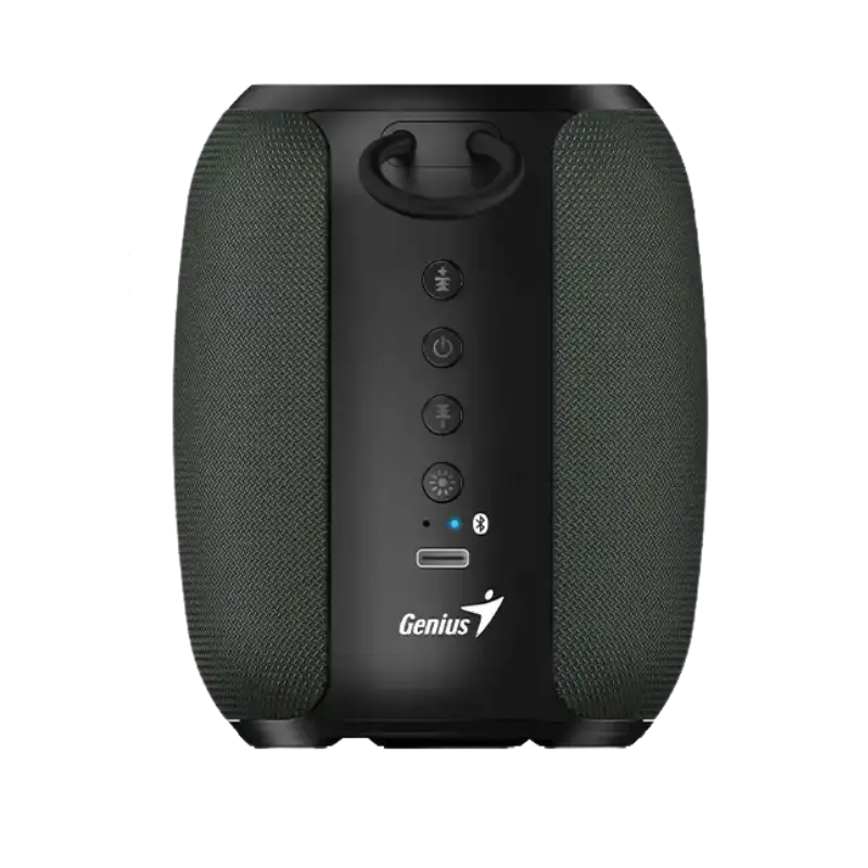 PARLANTE GENIUS SP-915BT PORTABLE POTENCIA 5W RMS BLUETOOTH 5.3 COLOR NEGRO