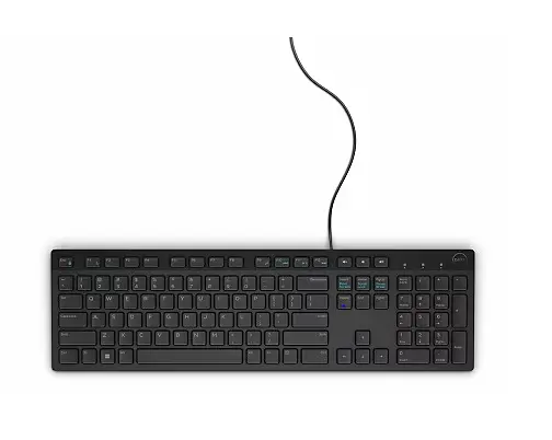 TECLADO DELL KB216 USB MULTIMEDIA WIRED SLIM NEGRO